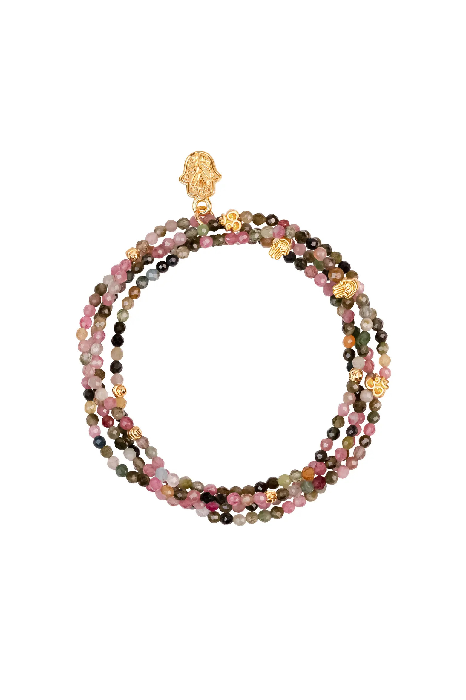 Women's Tourmaline Wrap Multicolor Bracelet Peace and Protection (Women) | Nordstrom | Nordstrom