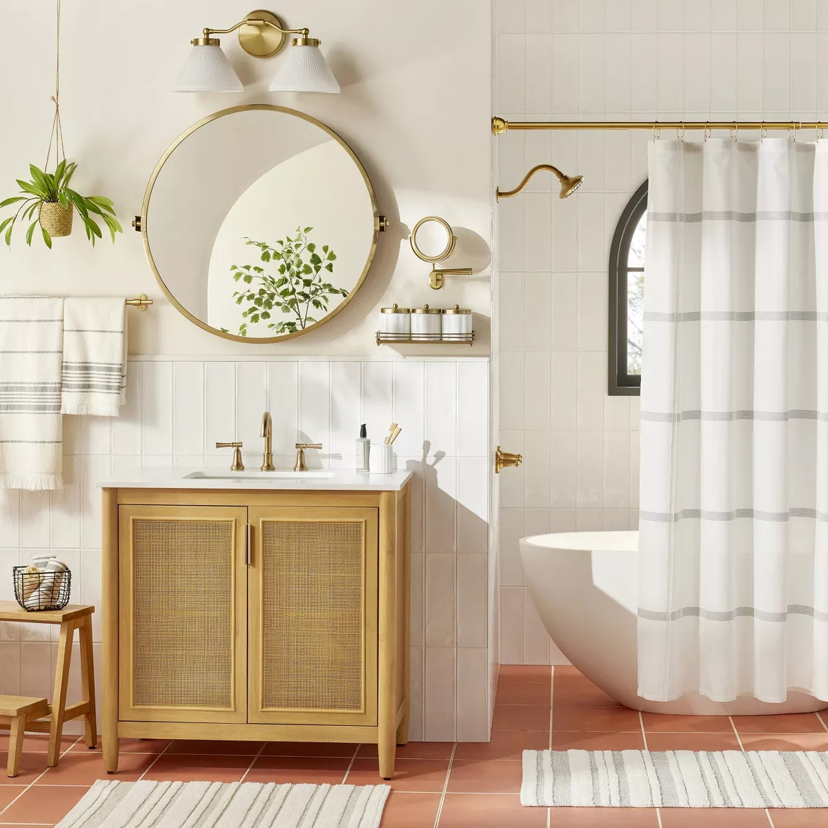 30" Round Bathroom Vanity Pivot Mirror - Hearth & Hand™ with Magnolia | Target