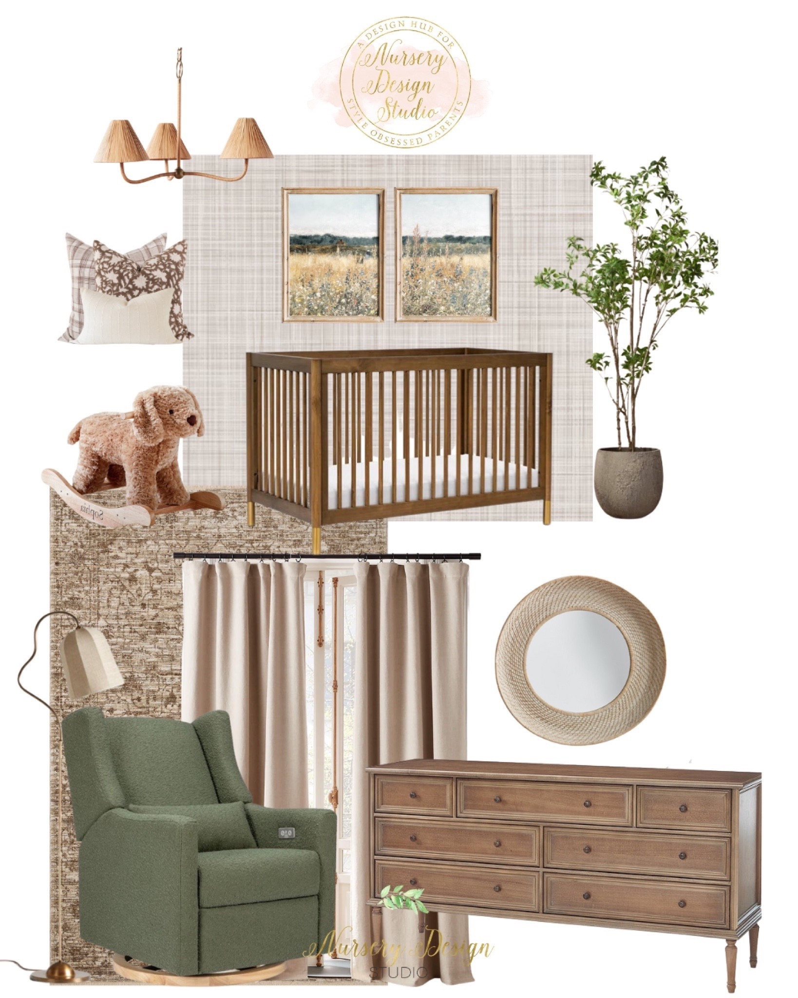 Neutral nursery, dark crib, green glider , nursery decor #nursery

#LTKbaby #LTKhome #LTKbump