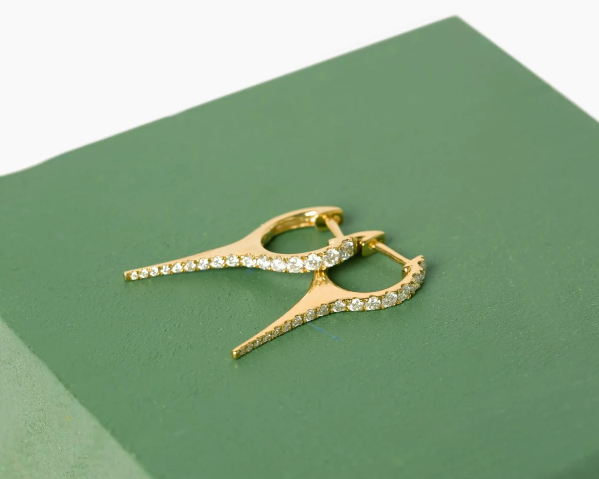 Pave Spike Earrings | For Ever Fine Jewelry