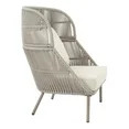Better Homes & Gardens Tarren Wicker Outdoor Accent Chair with Cushions, Beige | Walmart (US)