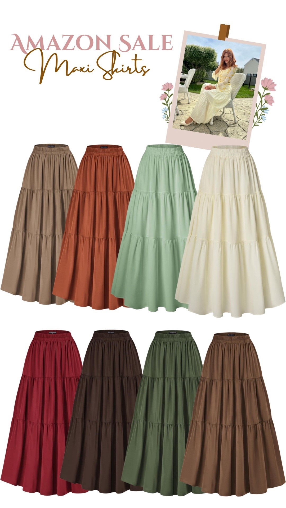 Amazon Maxi Skirts on sale for Amazon prime day! Perfect for any Fantasy Fashion IRL or Fairycore looks 🧚🌿✨





fairycore // cottagecore // fantasyfashion // whimsicalstyle // fairyskirt // maxiskirtmagic // etherealvibes // forestfairy // dreamywardrobe // flowyskirt // softaesthetic // faefashion // enchantedstyle // romanticcore // woodlandwear // magicalgirlstyle // skirtsoftheforest // vintageinspired // storybookstyle // naturefashion