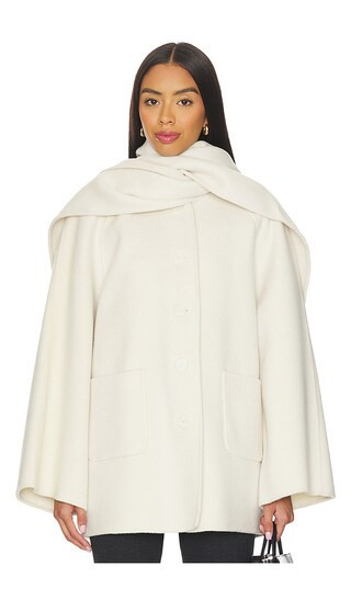 LAMARQUE Anca Coat in White. - size S | Revolve Clothing (Global)