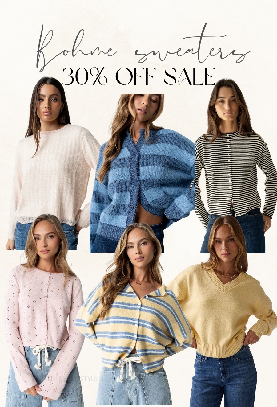 Bohme sweaters 30% off sale 🙌🏻🙌🏻

Cardigan, sweater, Henley sweater, crewneck sweater sweater sale
