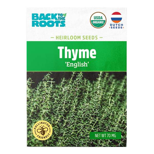 Back To Roots Heirloom Seeds, Thyme English, sold by At Home | At Home