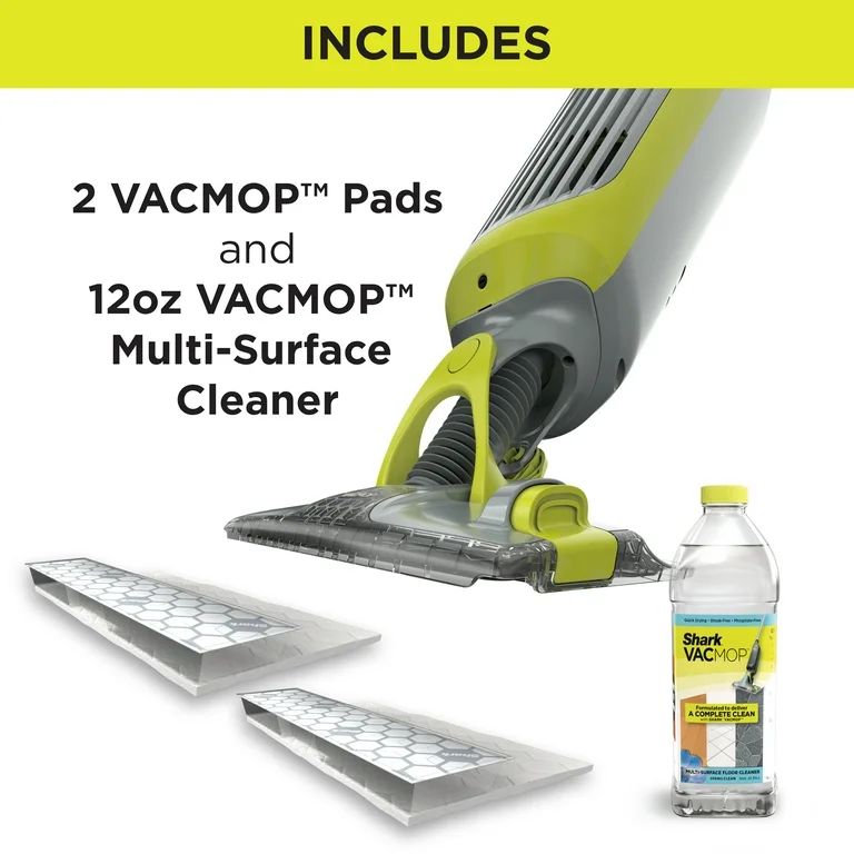 Shark VACMOP Cordless Hard Floor Vacuum Mop with (2)Disposable VACMOP Pads, VM200 | Walmart (US)