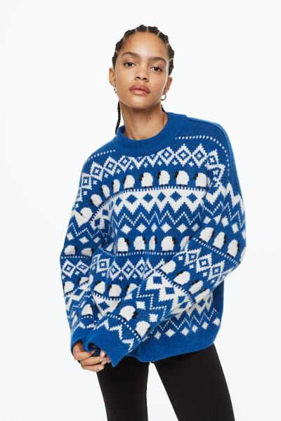 Jacquard-knit Sweater | H&M (US + CA)