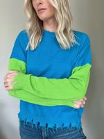 andrea sweater [blue/green] | Six fifty clothing