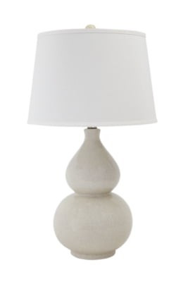 Signature Design by Ashley Saffi Ceramic Table Lamp  with Double Gourd Base, 31", Cream - Walmart... | Walmart (US)