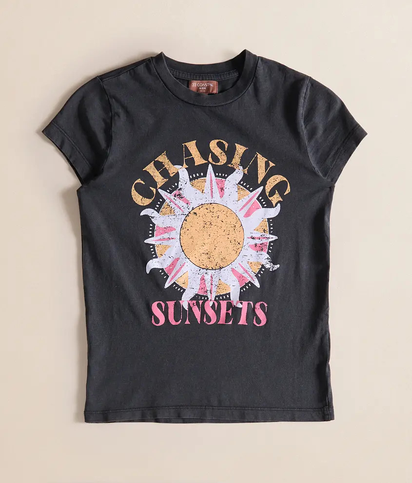 Girls - Chasing Sunsets Oversized T-Shirt | Buckle