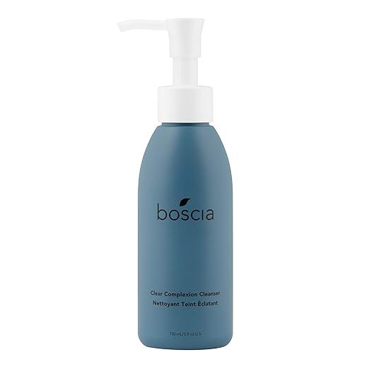 boscia Clear Complexion Cleanser - Vegan Cruelty-Free Daily Face Wash & Pore Minimizer, Natural C... | Amazon (US)