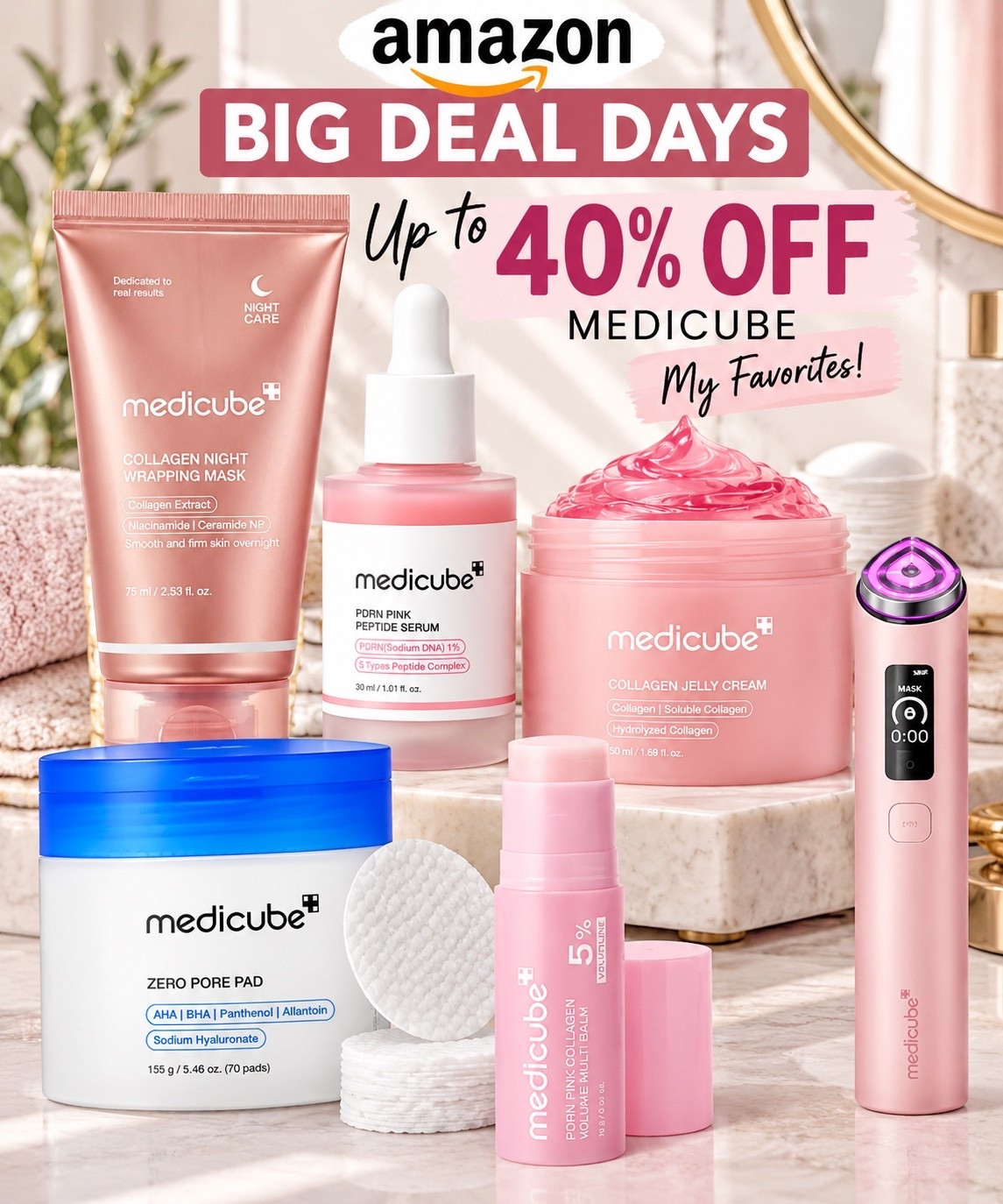 Up to 40% off MediCube skincare