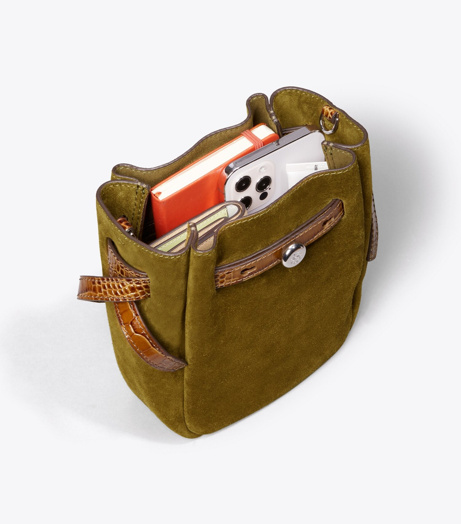 Small Romy Suede Crossbody: Women's Designer Crossbody Bags | Tory Burch | Tory Burch (US)