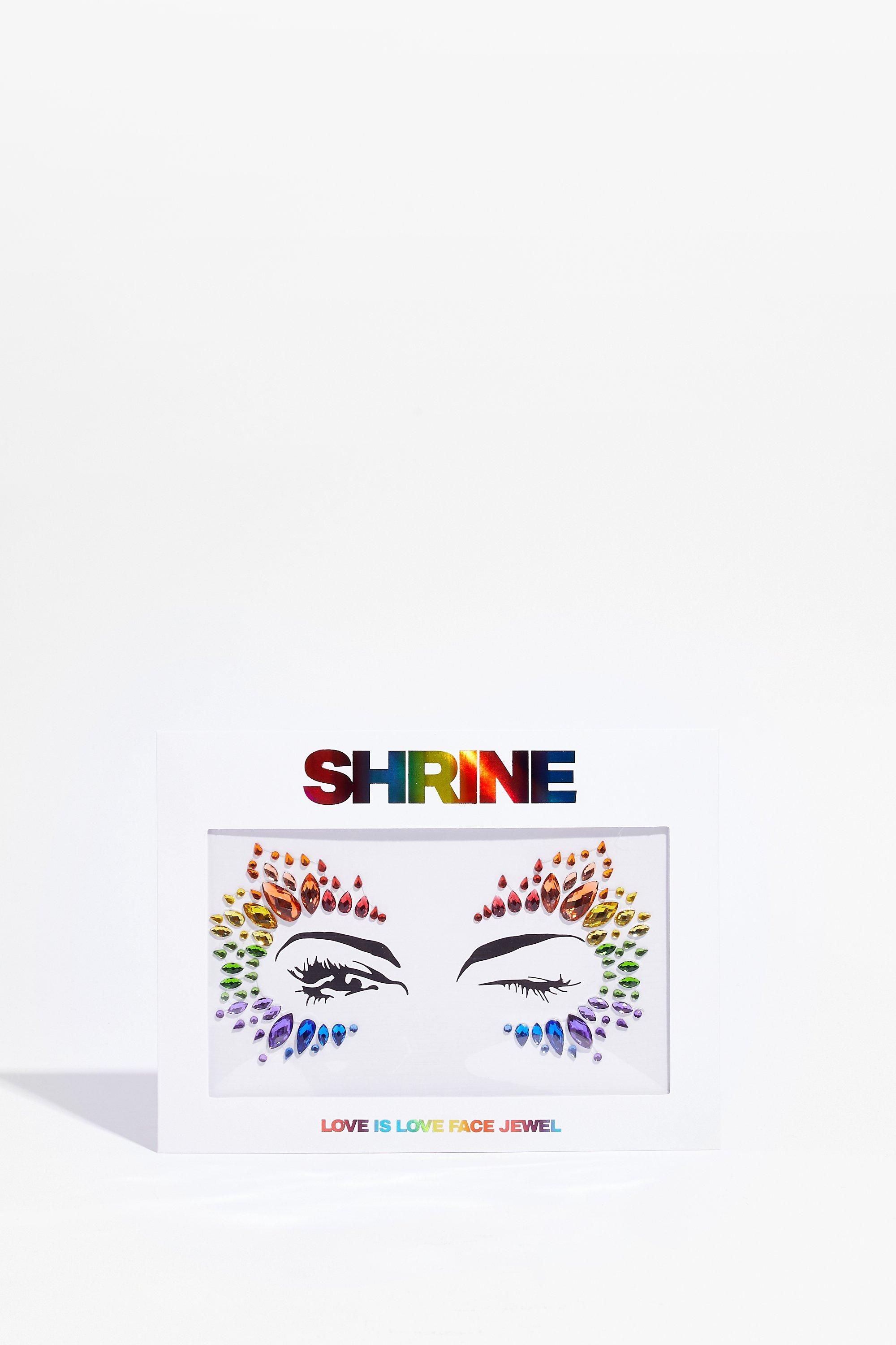 SHRINE Love is Love Embellished Face Jewels | NastyGal (US & CA)