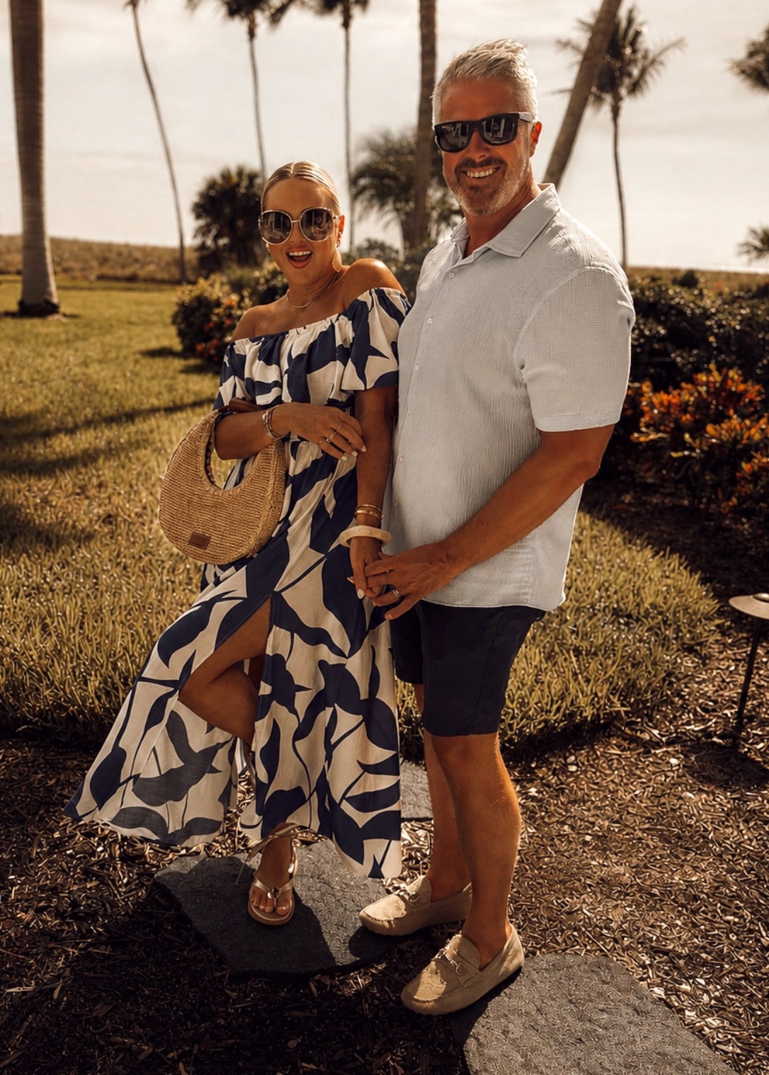 Mom + Dad♥️
Our outfits! I’m in small and dress is on sale! Lots of prints! ￼

#LTKootd #LTKSaleAlert #LTKMens