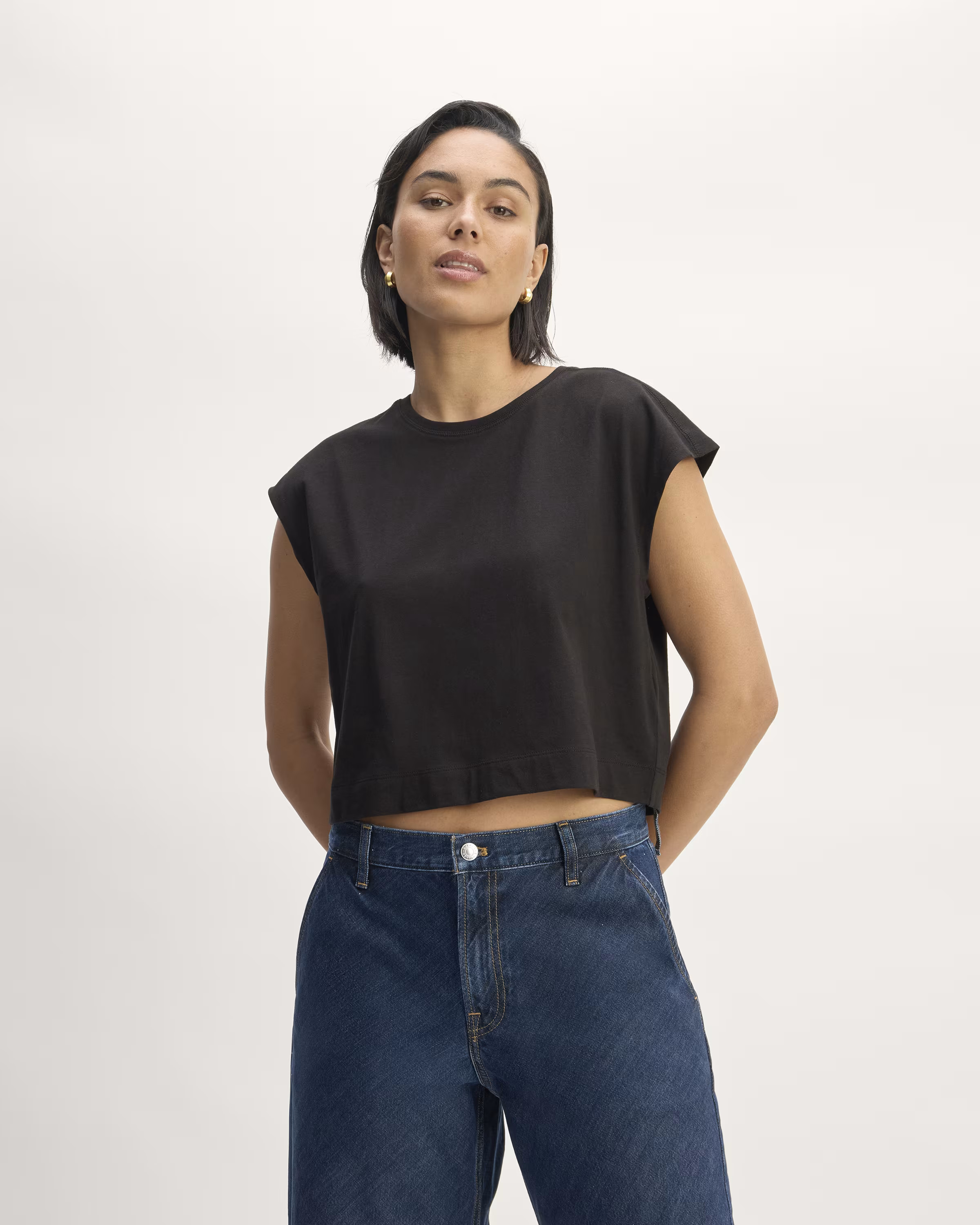 The Organic Cotton Cropped Muscle Tee | Everlane