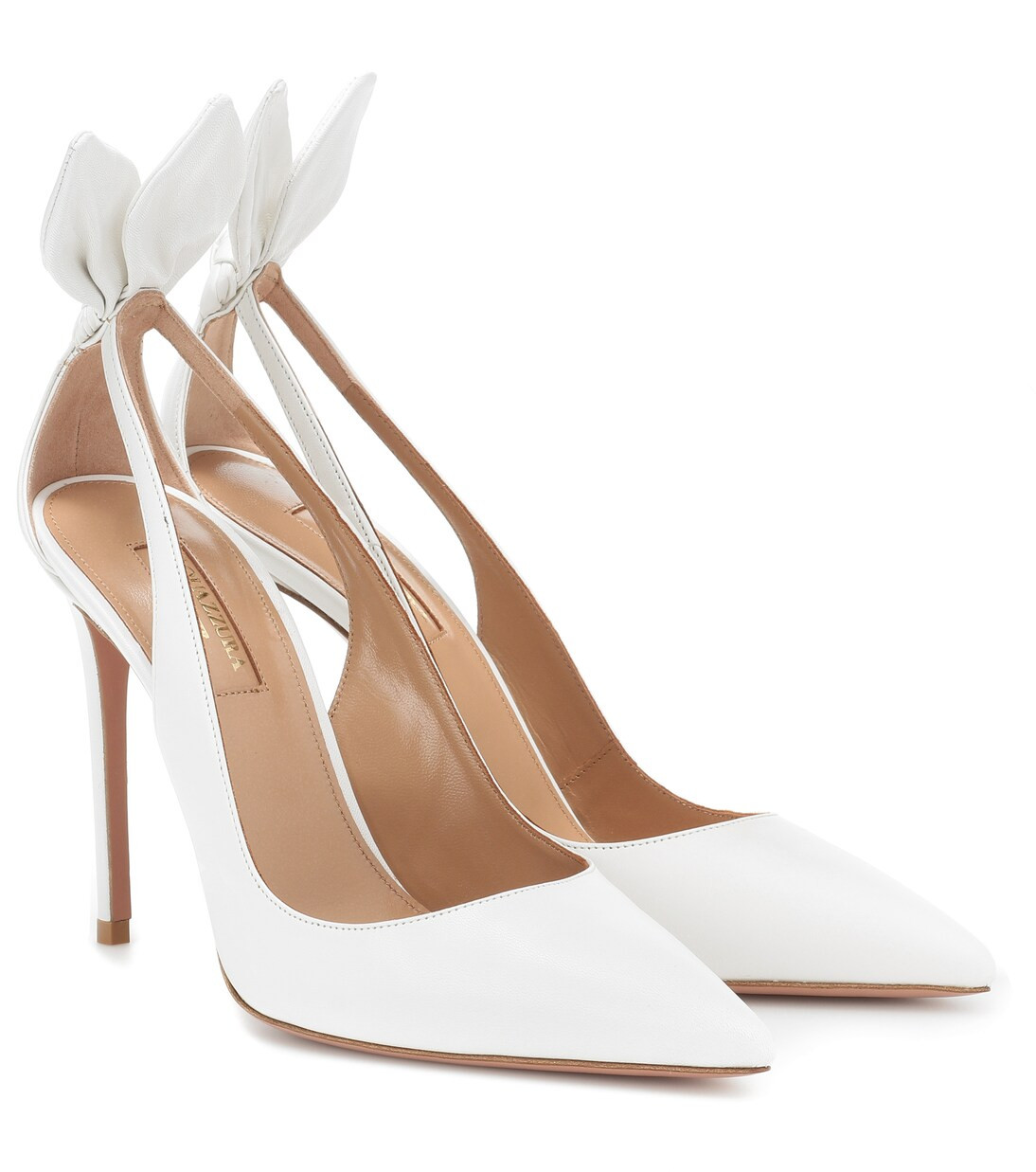 Bow Tie 105 leather pumps | Mytheresa (US/CA)