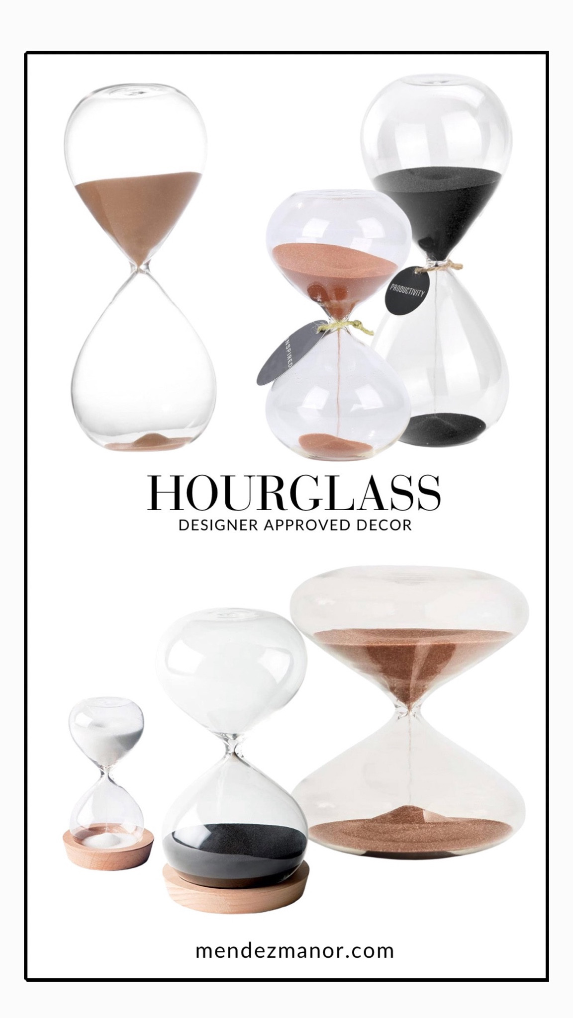 Hourglasses make beautiful and functional home decor! 

#amazonfinds 

#LTKFindsUnder50 #LTKStyleTip #LTKHome