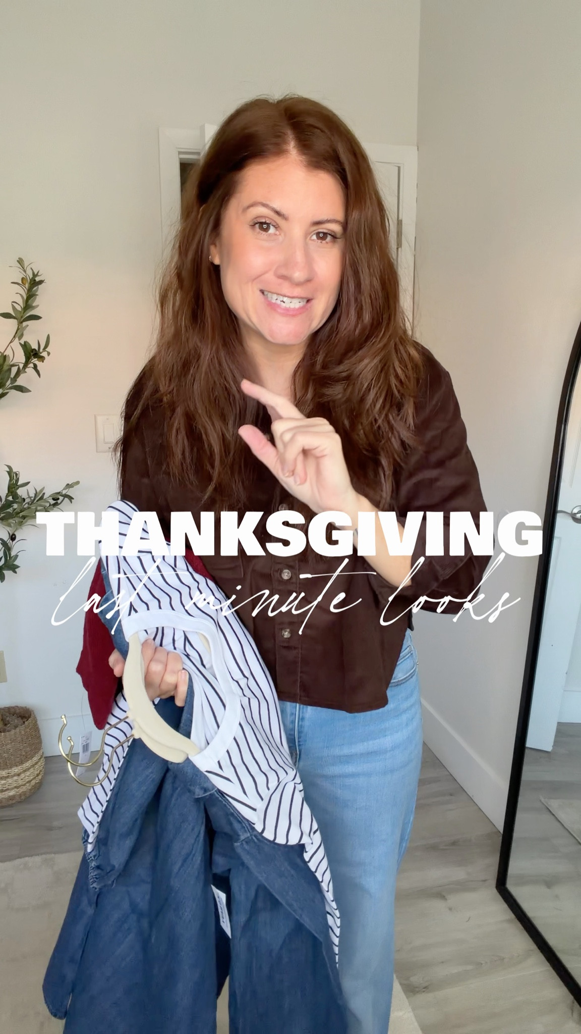 Still trying to figure out what to wear for Thanksgiving? I’ve got you covered with a few affordable + easy looks you can throw together in minutes 🍂 From simple sweater dresses to my go-to outfit formula (stripes, black + white, and jeans), these are comfy, cute, and perfect for any kind of holiday plan.

✨ Follow me at @styledinasnap_ for more affordable outfit inspo

Cord shirt- small
Wide leg jeans- 2
Denim dress- small
Sweater dress- small
Striped tee- small
Cuffed jeans- 4
Trousers- XS

📌 Save this for later
➡️ Send to a friend who still needs last-minute outfit ideas

Which look feels more “you” for Thanksgiving, cozy dress or jeans + a cute top? 👇

#AffordableFashion #ThanksgivingOutfit #HolidayStyle #FallFashion #StyleInspo #OOTDIdeas #StyledInASnap #BudgetFinds #EverydayStyle #FallOutfits #oldnavycreator

#LTKOver40 #LTKmomlife #LTKHoliday