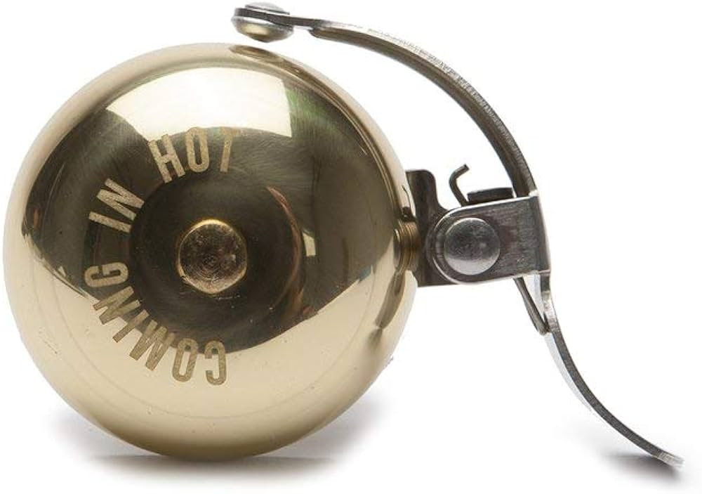 Portland Design Works | King of Ding II Brass Bell, Coming in Hot Edition, Gold, 22.2-25.4mm Hand... | Amazon (US)
