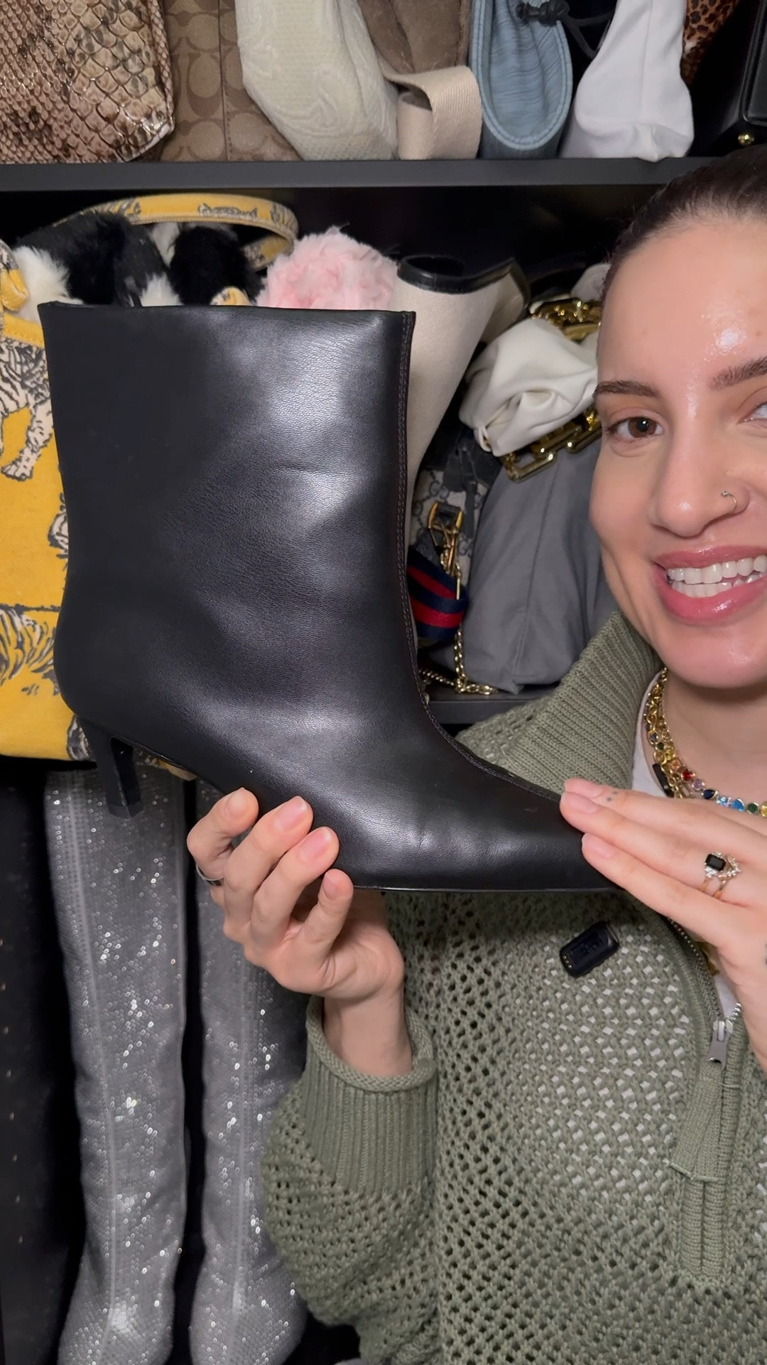 I’ve had these booties on repeat in my shoe rotation !
•
So fun to dress up or dress down and extremely comfortable too ✨

#LTKSeasonal #LTKgrwm #LTKootd