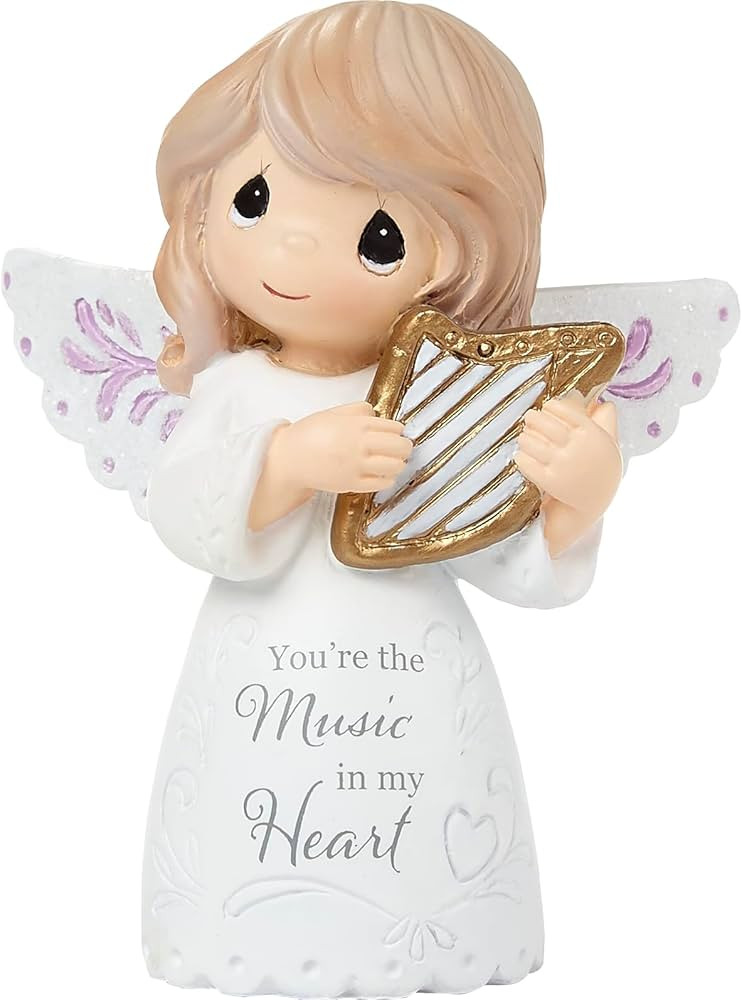 Precious Moments 222410 You’re The Music in My Heart Resin Figurine | Amazon (US)