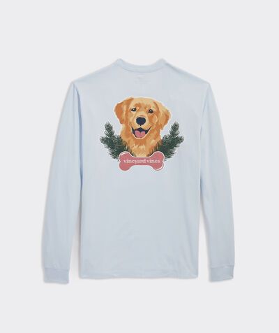 Merry Christmas Pup Long-Sleeve Tee | vineyard vines