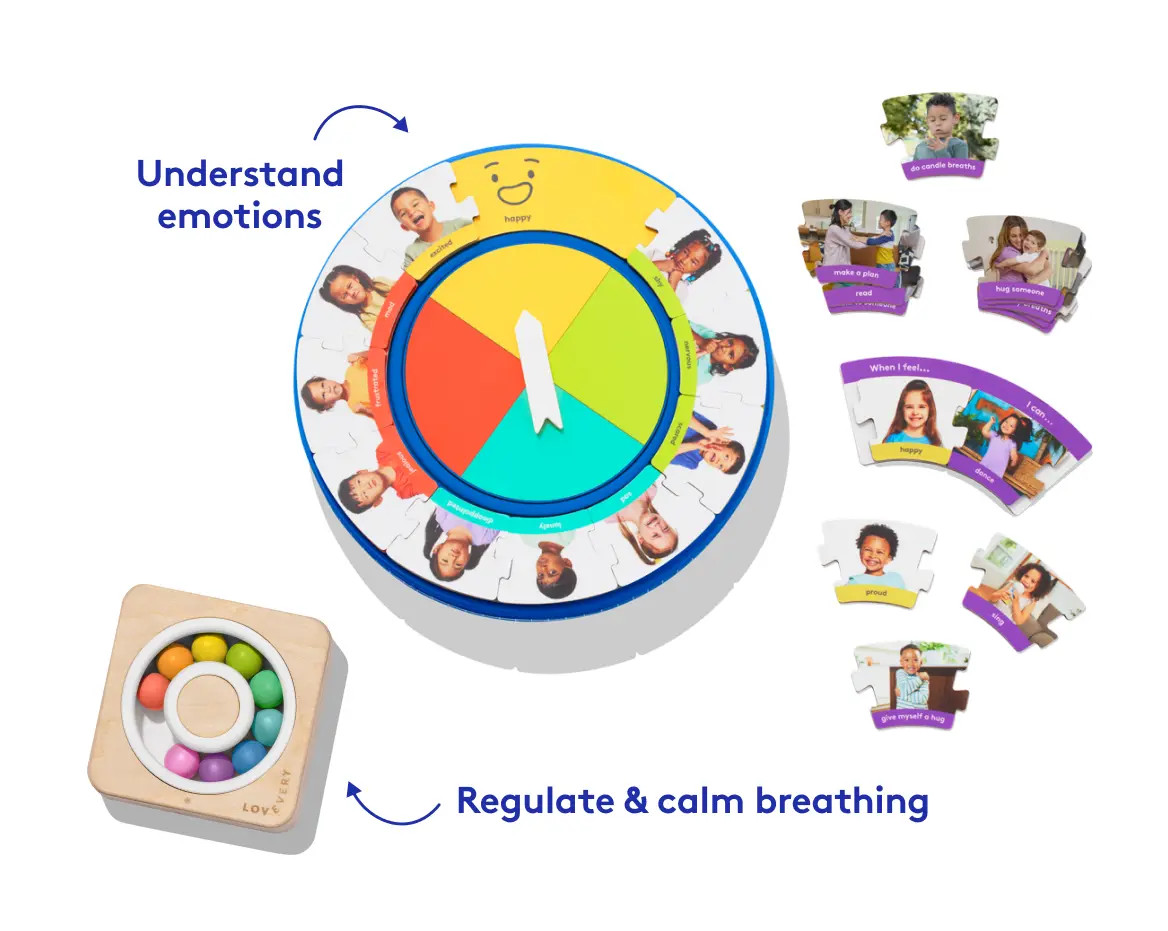 Toddler Emotions Mini Kit | Social-Emotional Learning Toys for 18+ Months Old | Lovevery | LOVEVERY