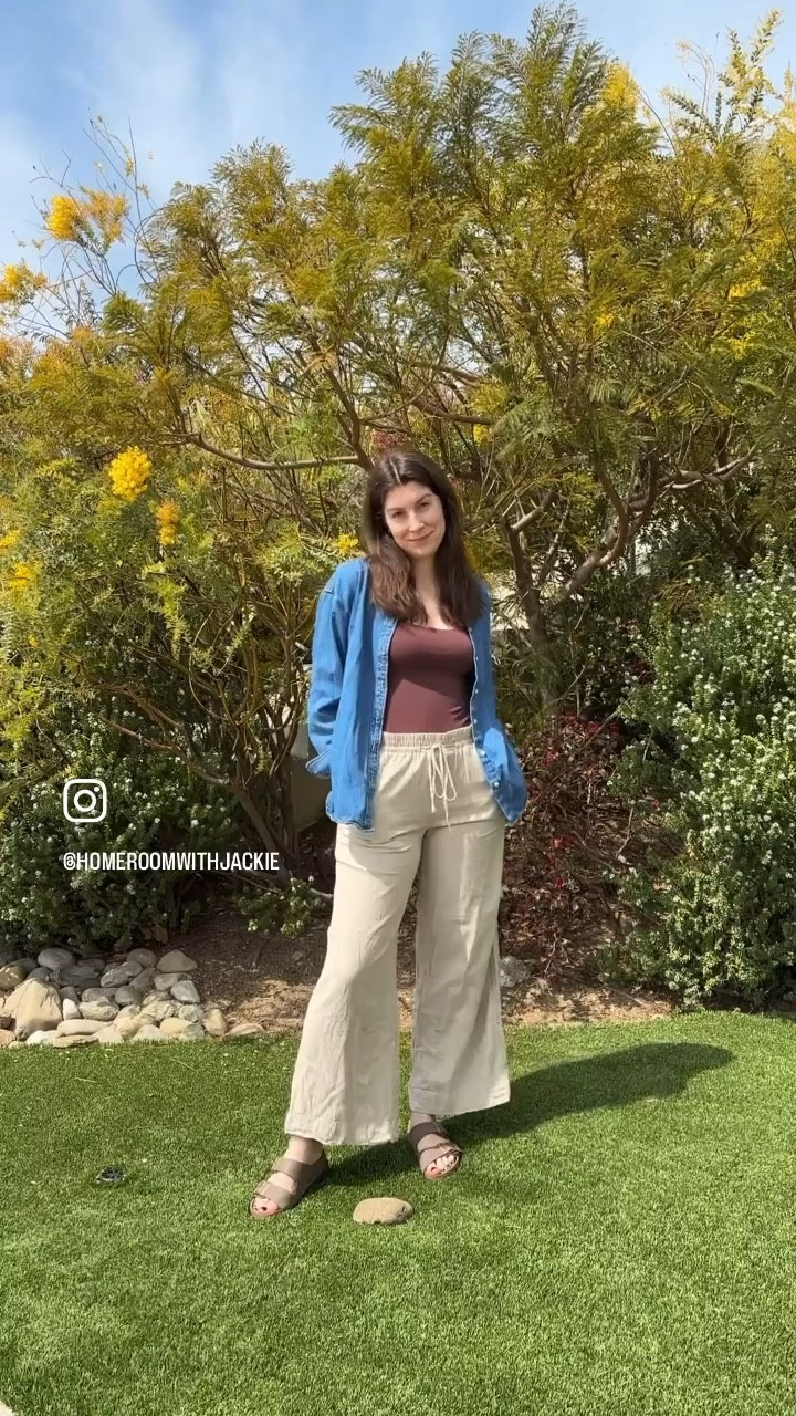 75 hard style challenge, day 64

Target linen pants
Abercrombie bodysuit, linked similar
Target denim shirt, linked similar
Birkenstocks

Tall girl style, travel style, travel outfit, los angeles, California, vacation outfit, spring outfit, casual style, curvy, wide hips, hourglass

#LTKTravel #LTKFindsUnder50 #LTKSaleAlert