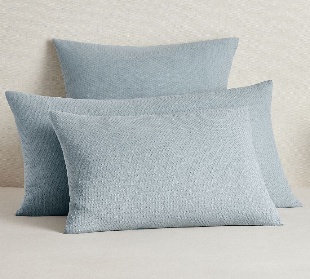 Wright Textured Organic Duvet Cover | Pottery Barn (US)