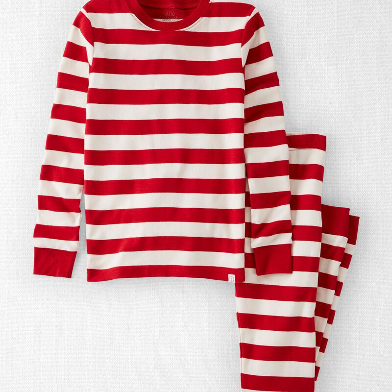 Kid Organic Cotton Holiday Stripe Pajamas Set | Carter's