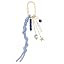 Handmade Colorful Beaded Bag Charm Keychain with Brass Key Rings for Purses | Amazon (US)
