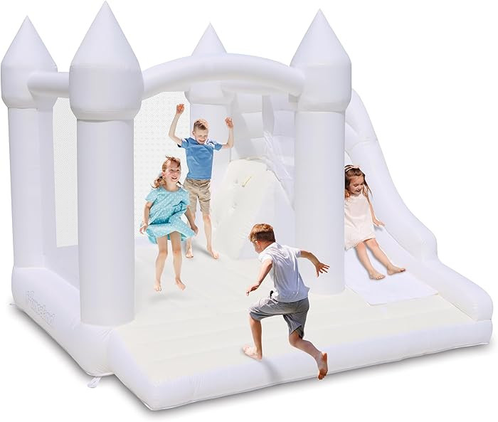Bounceland Castle Palace Daydreamer Cloud Bounce House, 10.8 ft L x 9.8 ft W x 8.7 ft H, Basketba... | Amazon (US)