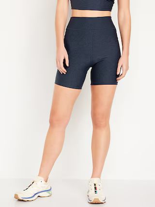 Extra High-Waisted Cloud+ Biker Shorts -- 6-inch inseam | Old Navy (US)