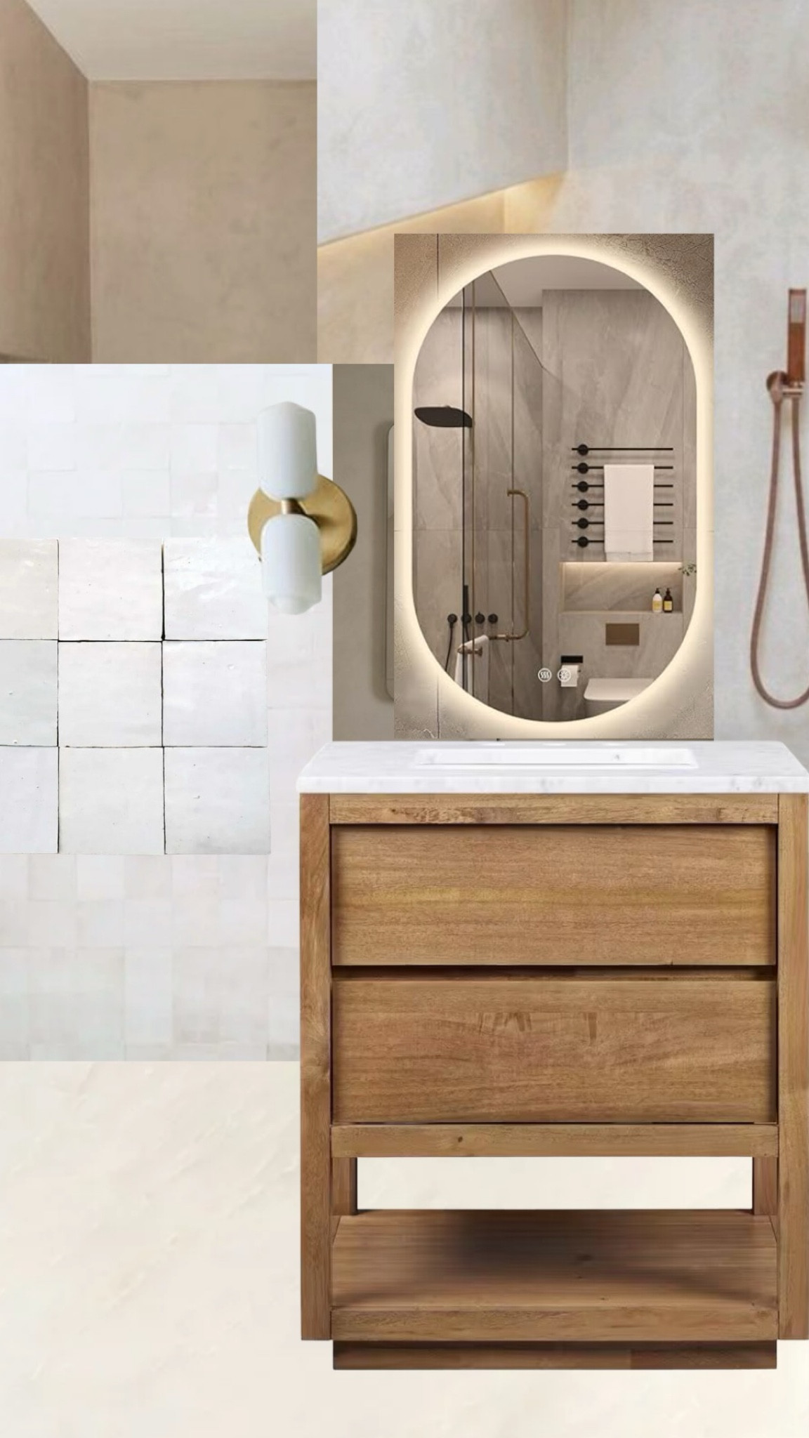 Mood board for the guest bathroom renovation ✨ we are getting close to demo day!

#LTKhome #LTKSeasonal #LTKstyletip