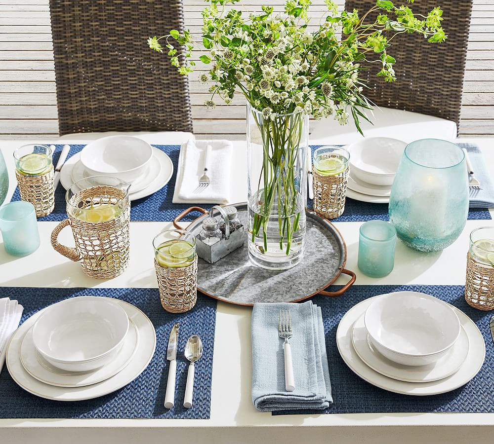 Cane Recycled Drinking Glasses | Pottery Barn (US)
