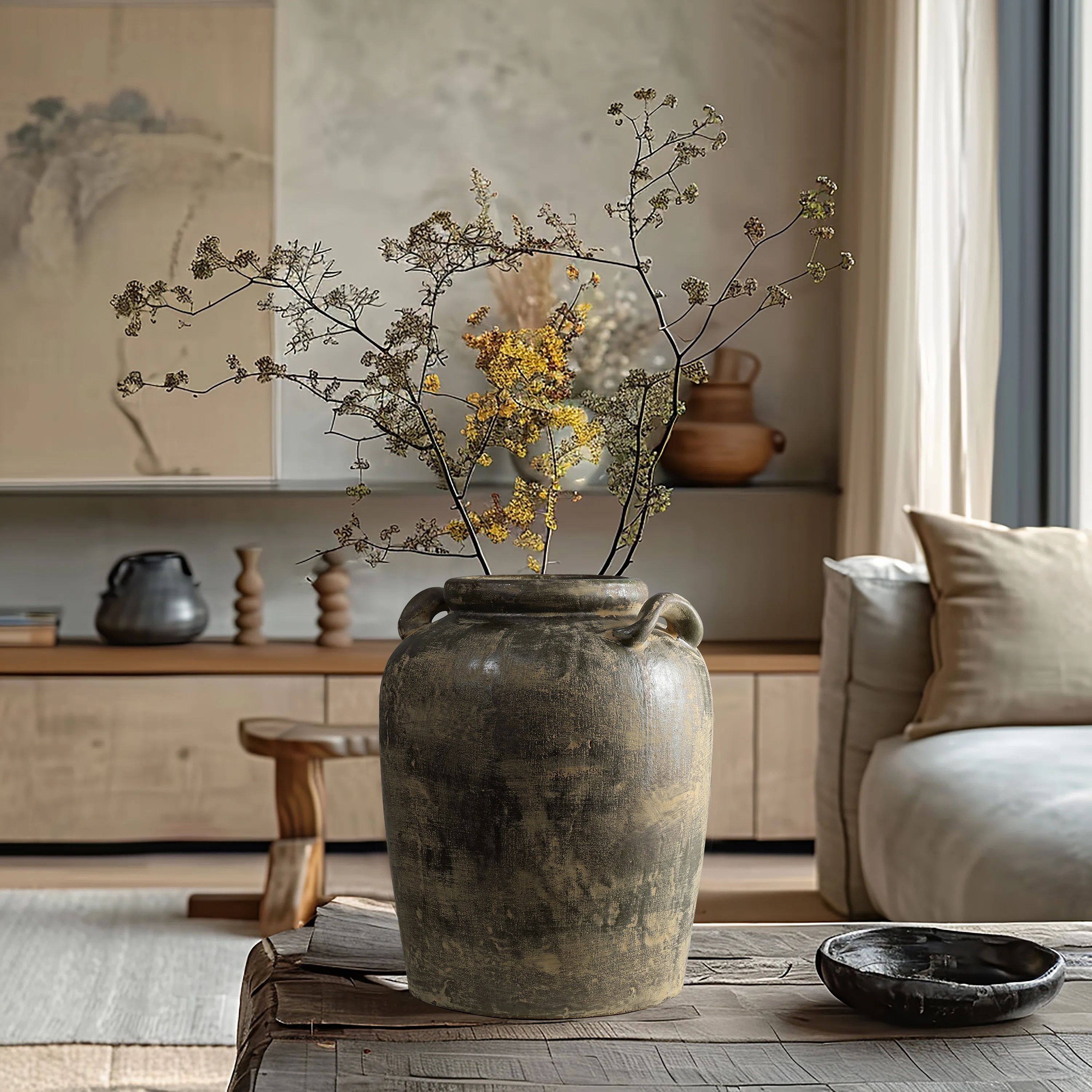 17 Stories Hotham Handmade Terracotta Table Vase & Reviews | Wayfair | Wayfair North America