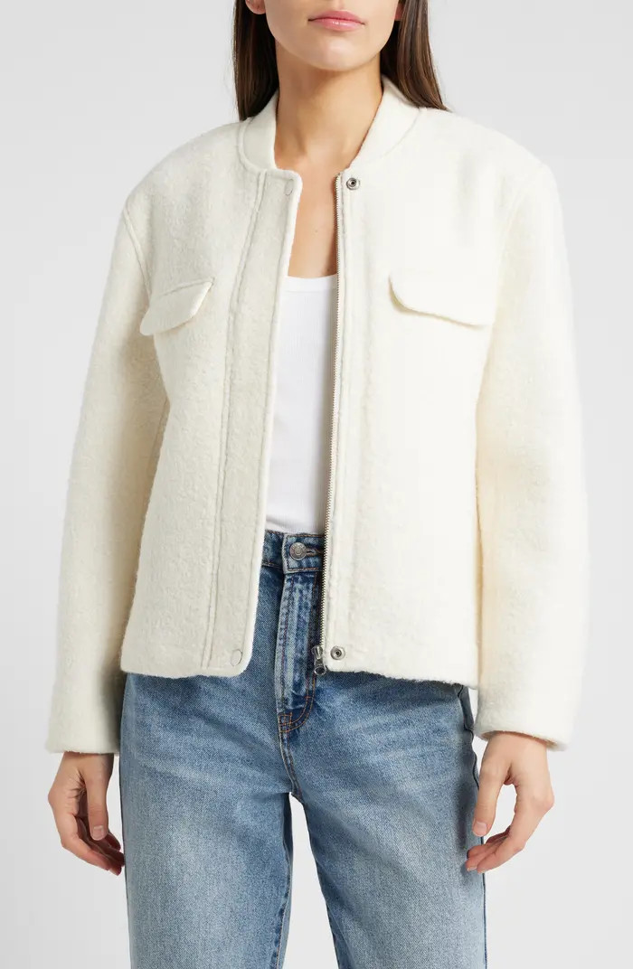 Rails Kinsley Bouclé Wool Blend Jacket | Nordstrom | Nordstrom