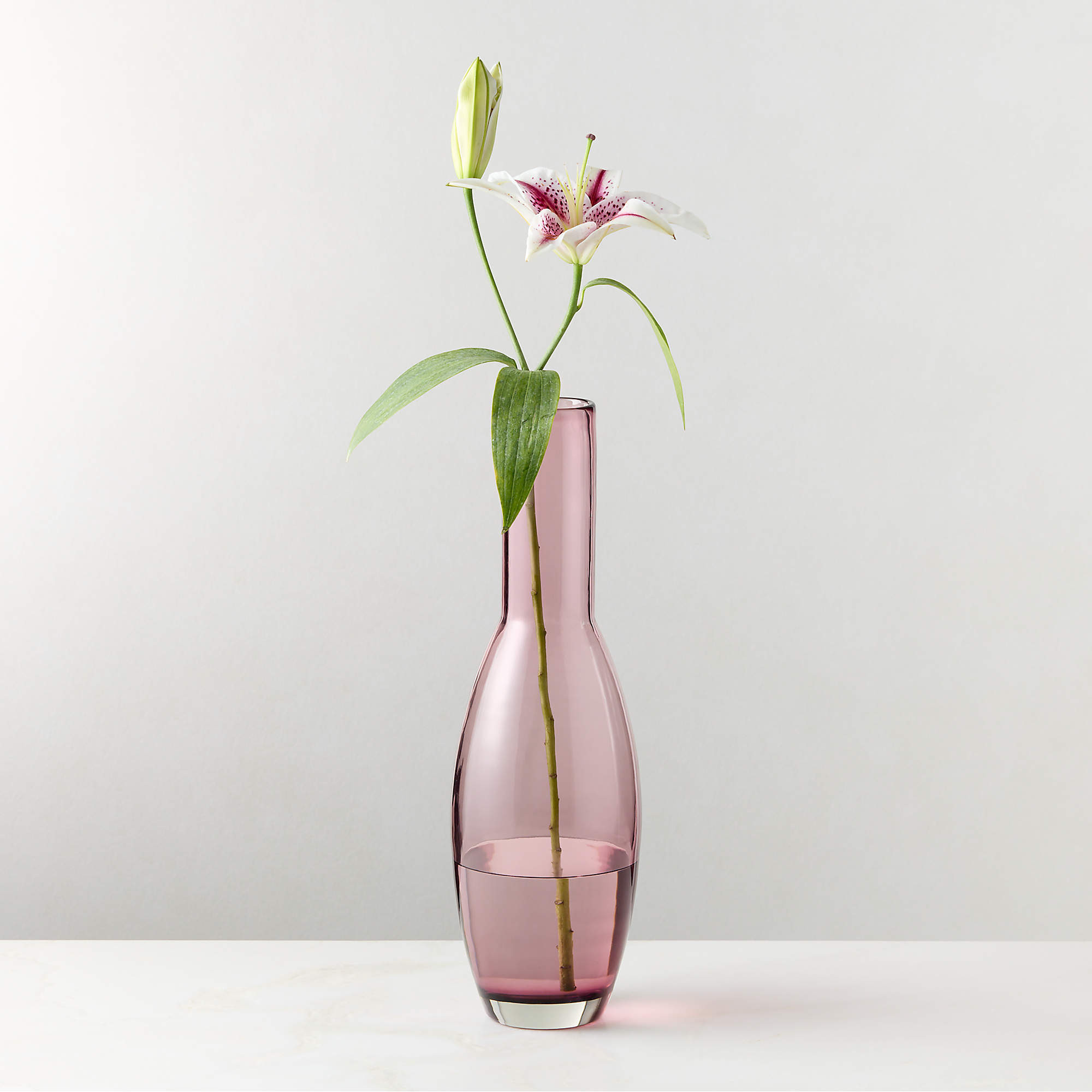 Parlor Purple Amethyst Cased Glass Vase by Todd Snyder | CB2 | CB2