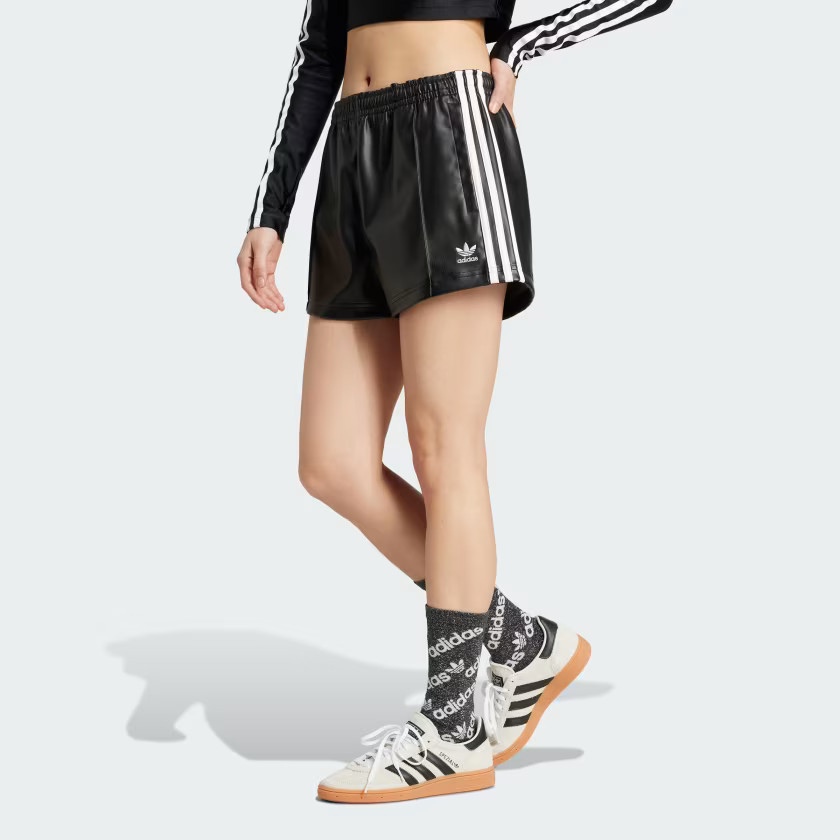 Adicolor Pleather Shorts | adidas (US)