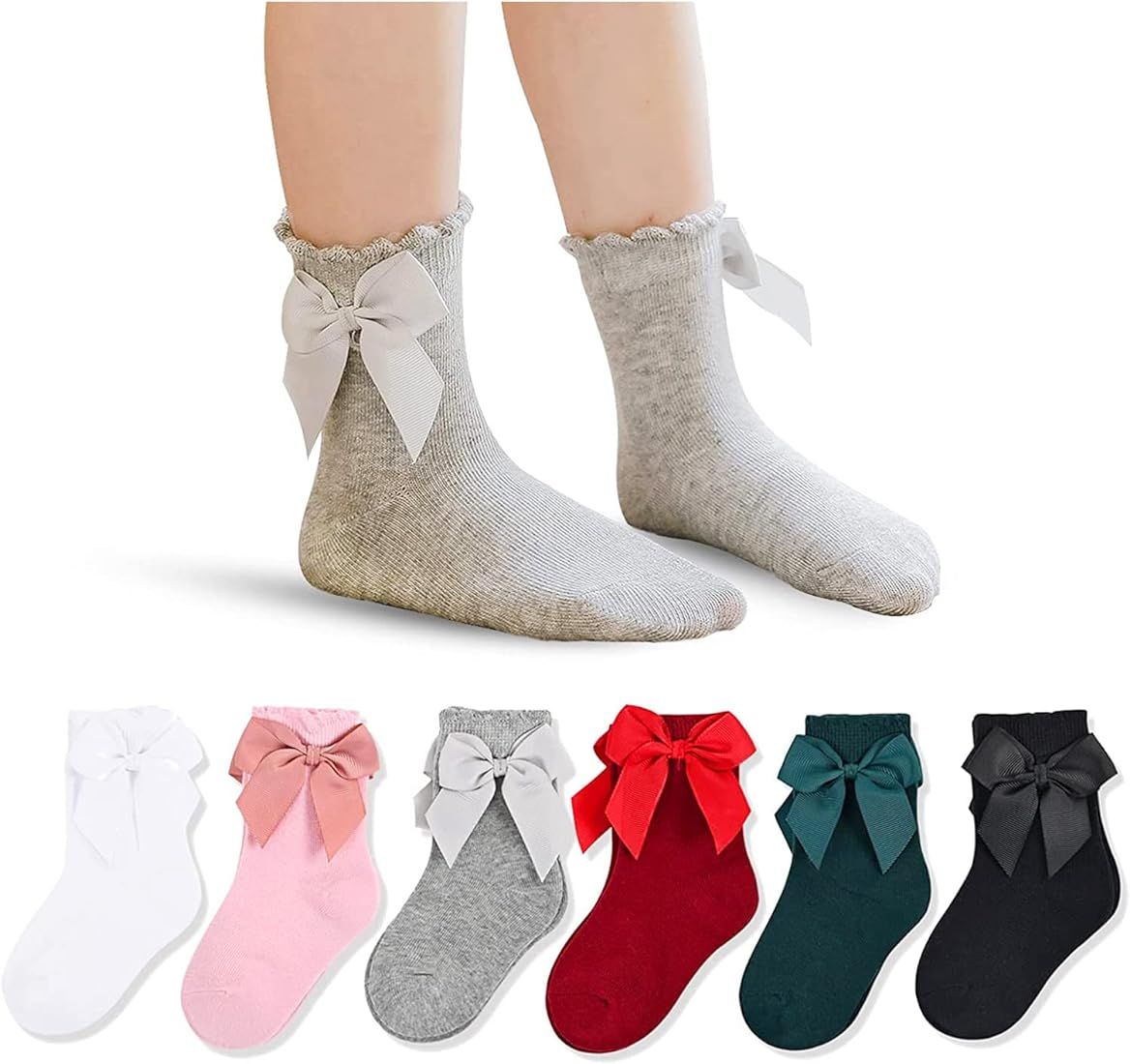 sockfun Baby Girl Newborn Infant Girl Toddler Socks, Socks For Girls Gifts For Infant Girl In 5/6... | Amazon (US)