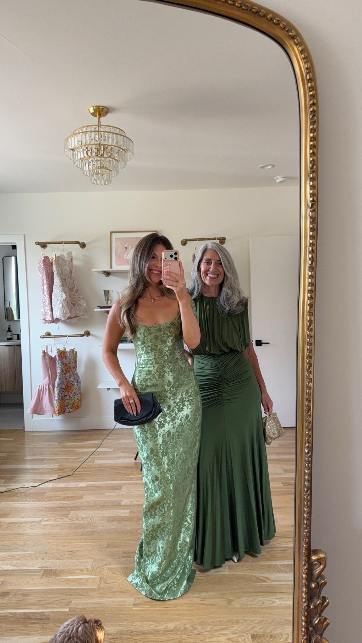 sage green floral maxi with scoop neckline and fitted silhouette, olive green maxi with a blouson short-sleeve top and ruched waist mom and me formal wedding guest and mother of the bride dresses 💍

Revolve code: tulip
Vivrelle: emerson20

I’m 5’4” and wearing my usual small/2 in most

mom is 5’4” and wears a medium/6

summer wedding guest dresses, wedding guest dresses, cocktail dresses, semi-formal dresses, black tie wedding guest dresses, destination wedding guest dresses, garden party dresses, wedding guest outfit ideas, mom & me outfits, mom & me dresses, matching outfits, mother daughter outfits, family photo outfits, wedding guest dresses, mother of the bride, mother of the groom, wedding guest outfit ideas

#LTKootd #LTKSeasonal #LTKWedding