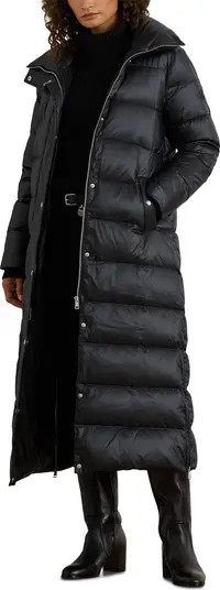 Lauren Ralph Lauren Maxi Soft Long Puffer Coat | Nordstrom | Nordstrom