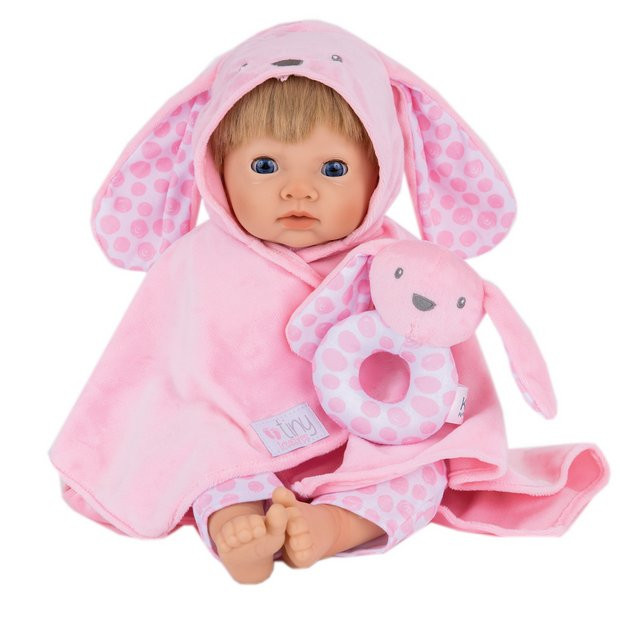 Tiny Treasures Pink Bunny Dolls Accessory Set336/9762 | argos.co.uk