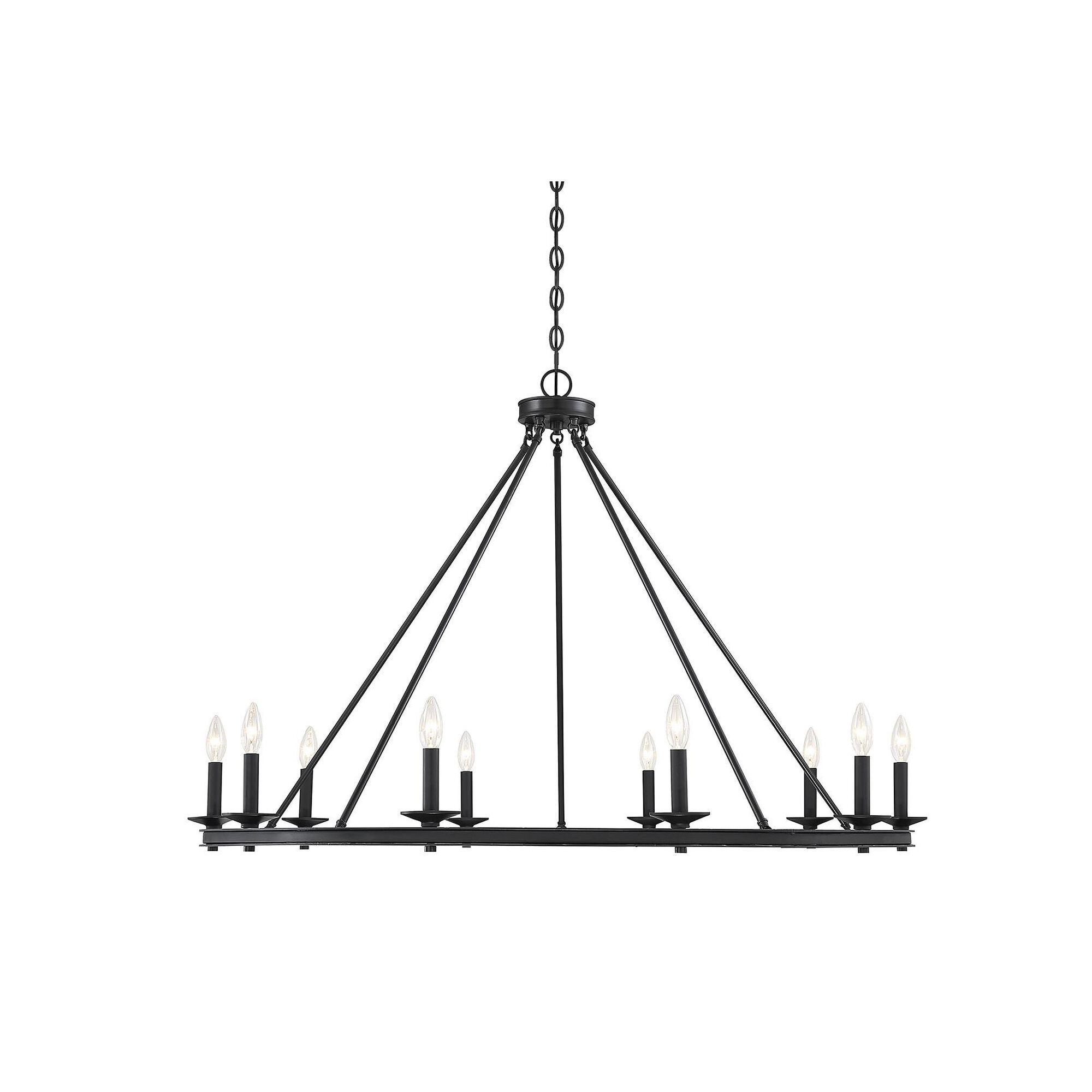 Middleton 45 Inch 10 Light Chandelier by Savoy House | Capitol Lighting 1800lighting.com