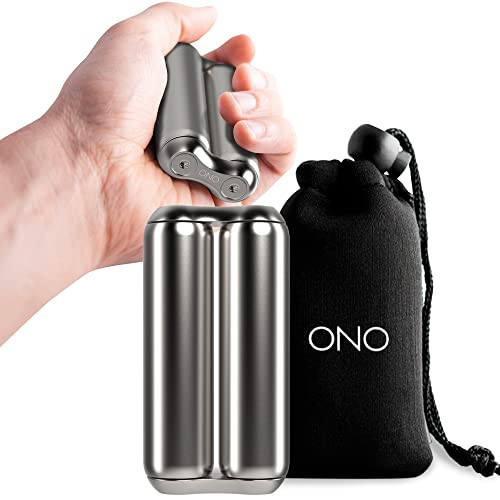 ONO Roller - Handheld Fidget Toy for Adults | Help Relieve Stress, Anxiety, Tension | Promotes Focus, Clarity | Compact, Portable Design (Full Size/Stainless Steel, Steel) | Amazon (US)