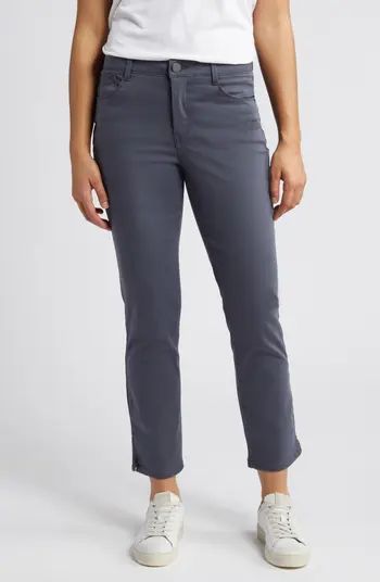 'Ab'Solution High Waist Slim Straight Ankle Pants | Nordstrom