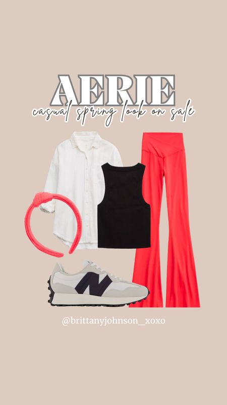 Aerie casual spring look on sale with code: SPRINGLTK 🌷

LTK sales, casual outfit, spring fashion, spring styles, flare leggings, headband, outfit idea, spring look inspo, tank top, midsize fashion, on sale, cover up, beach cover up, sneaker sale, on sale, cute outfit, mom fashion, midsize mom, mom styles, everyday outfit, cute spring look, running errands, mom on the go, new balance sale, spring sneakers, travel outfit, airport outfit

#LTKSpringSale #LTKsalealert #LTKstyletip