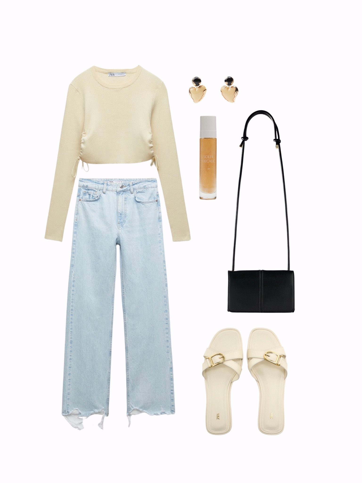 Zara Summer
Top: 8689/004
Jeans: 6147/153
Shoes: 1812/110
Bag: 6110/110
Perfume: 0130/183
Earrings: 4763/180

#LTKunder100 #LTKstyletip #LTKSeasonal