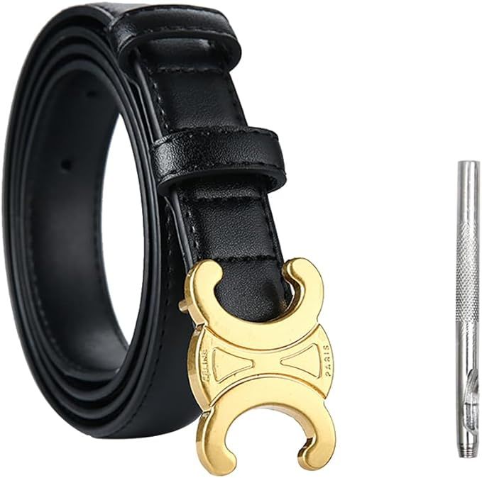 baizhong womens belt for jeans belts Women's belt fashion hollow buckle belt leather belt for jea... | Amazon (UK)